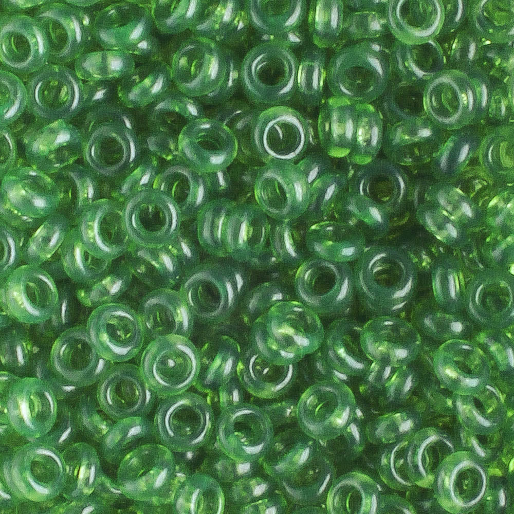 8/0 Demi Green Flash - 10 grams