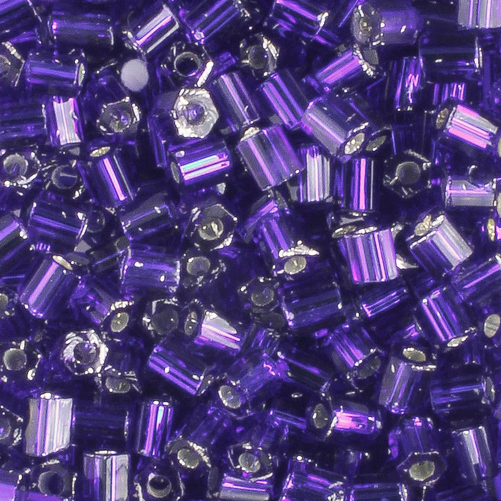 8/0 Hex S/L Cobalt - 10 grams