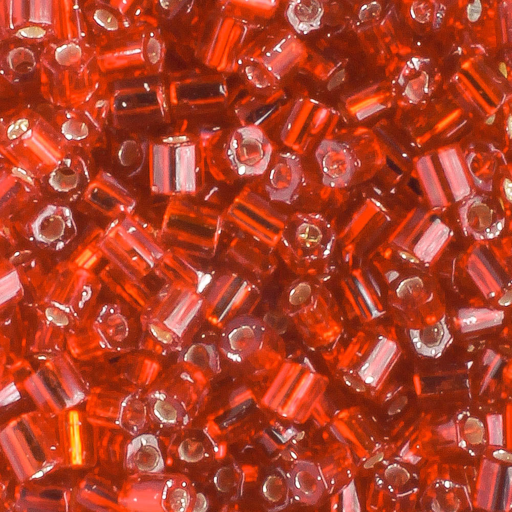 8/0 Hex S/L Ruby - 10 grams