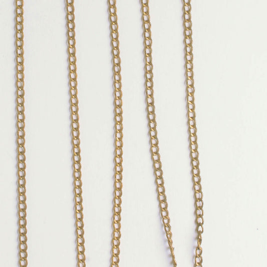 Antique Gold Chain - foot