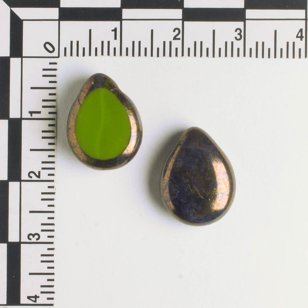 Polished Drop Olive Bronze Picasso