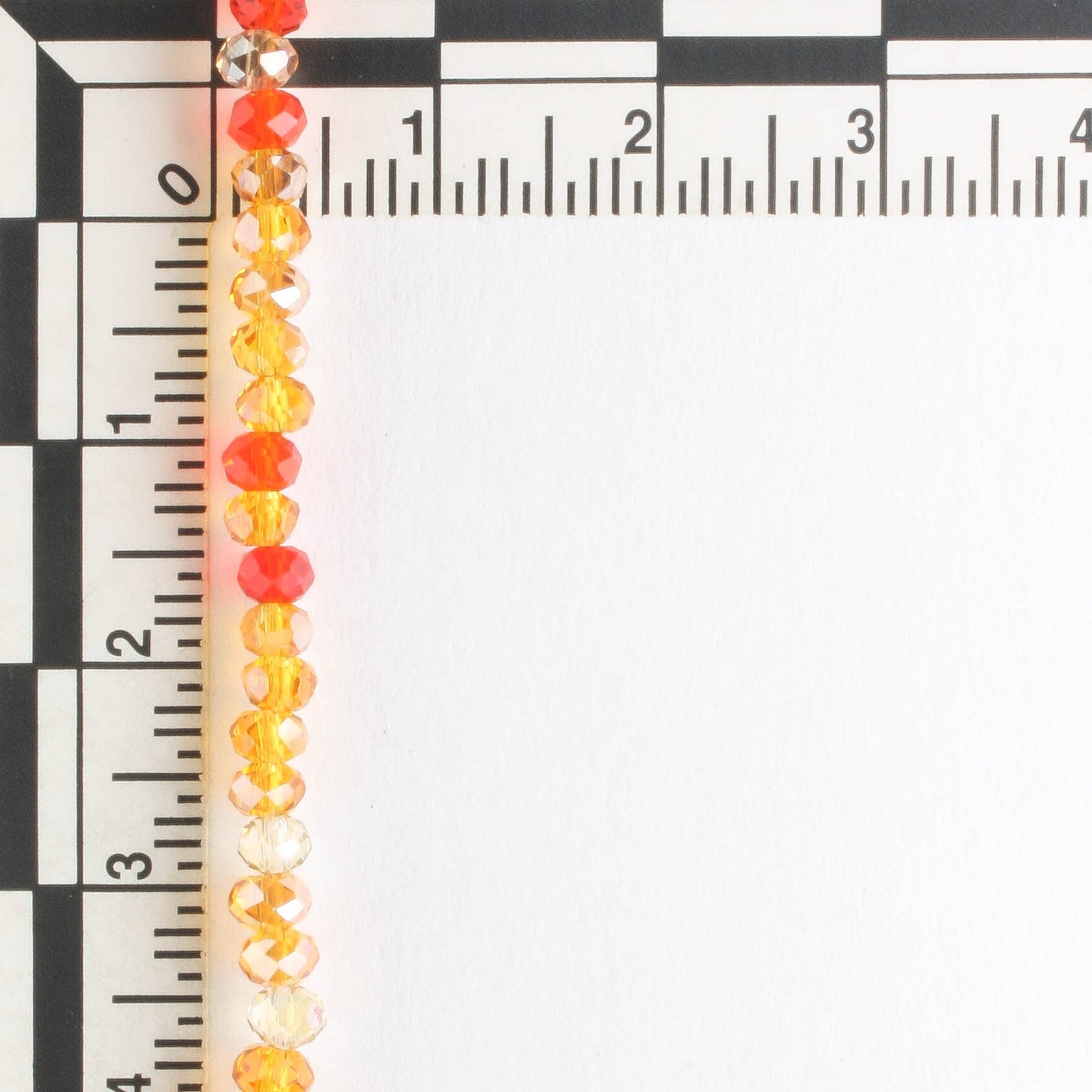 Chinese Crystal Rondelles - 8" strand