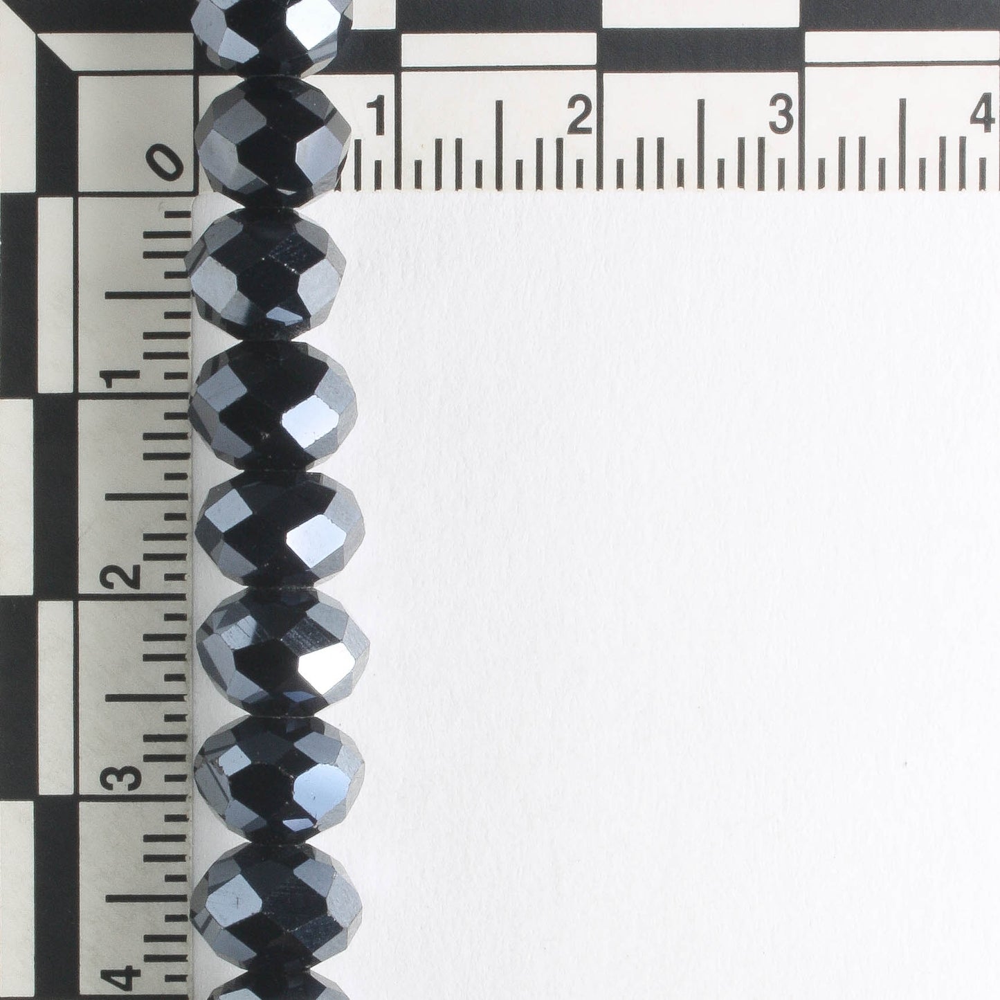 Chinese Crystal Rondelles - 8" strand