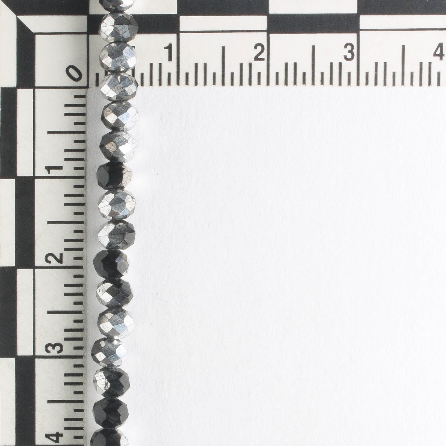 Chinese Crystal Rondelles - 8" strand