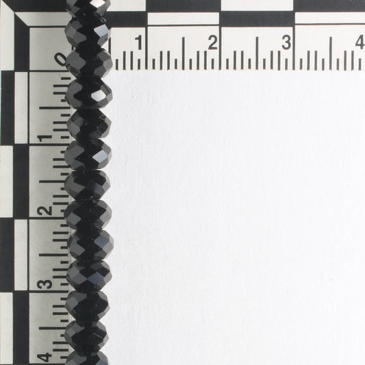 Chinese Crystal Rondelles - 8" strand