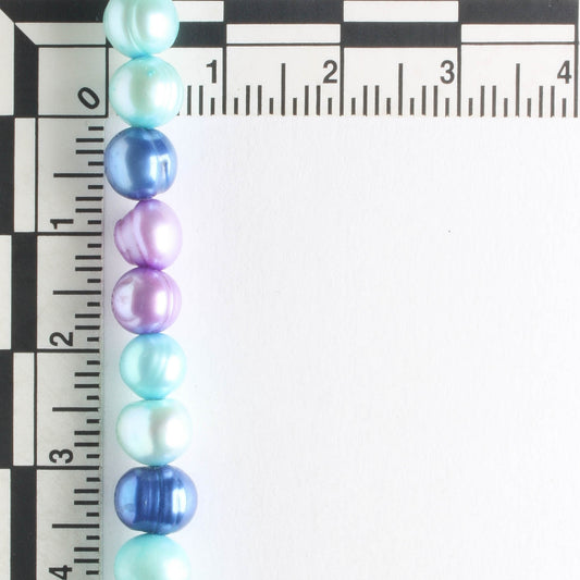 Freshwater Pearls - Dyed - 8" strand