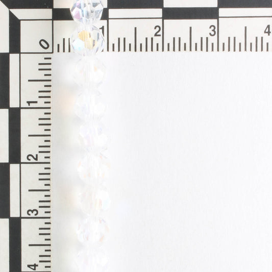 Chinese Crystal Rounds - 8" strand