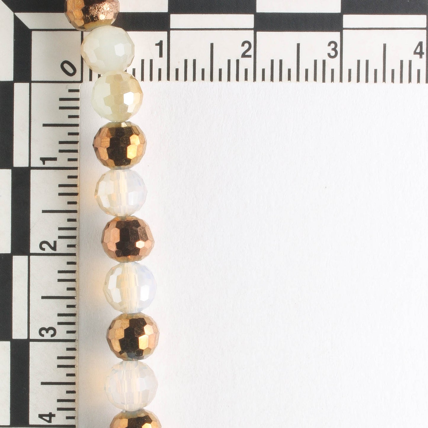 Chinese Crystal Rounds - 8" strand
