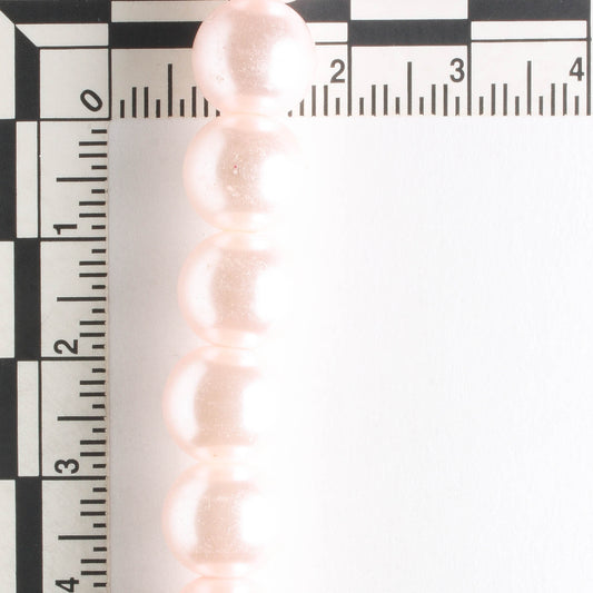 10mm Glass Pearls - 8" strand
