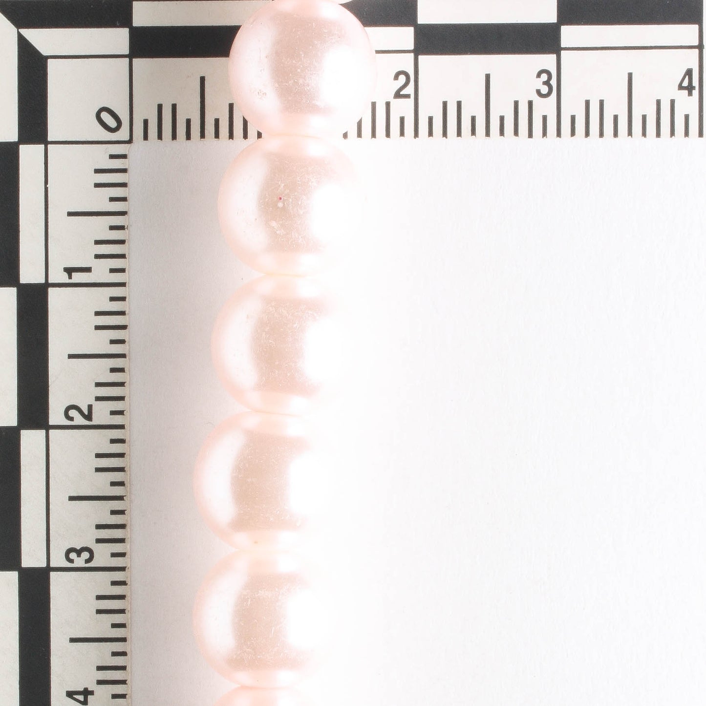 10mm Glass Pearls - 8" strand