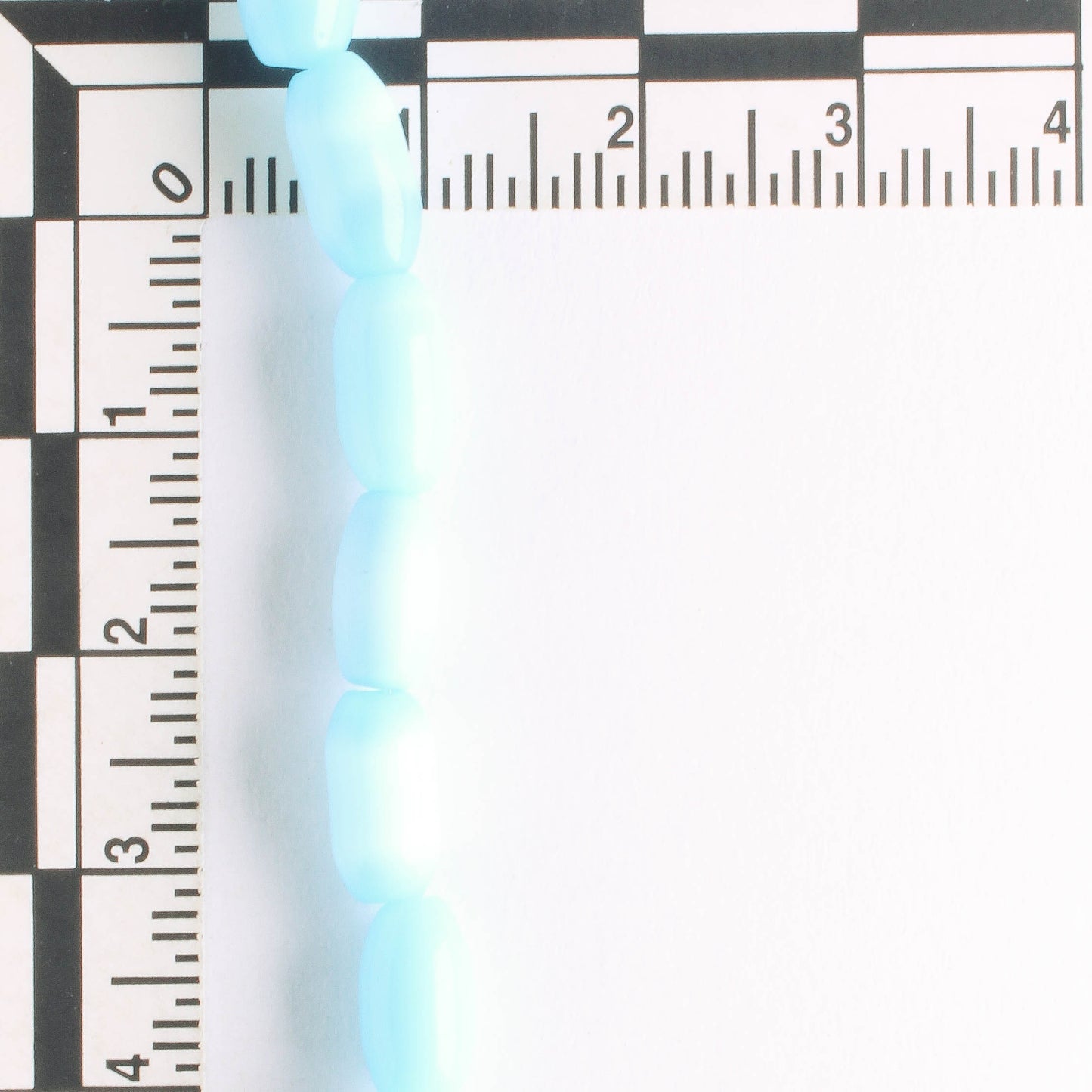 10mm x 6mm Cat's Eye Glass - 8" strand