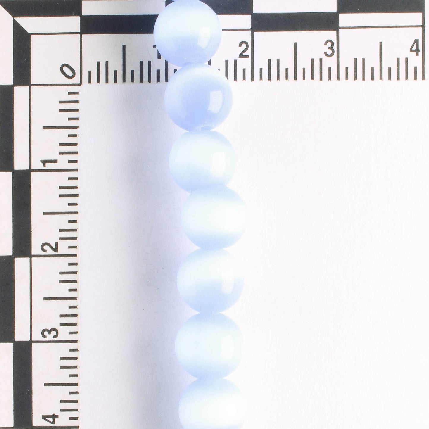 8mm Cat's Eye Glass - 8" strand