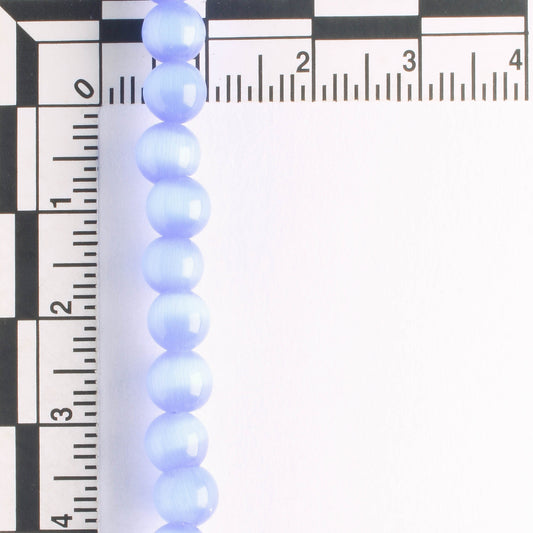6mm Cat's Eye Glass - 8" strand