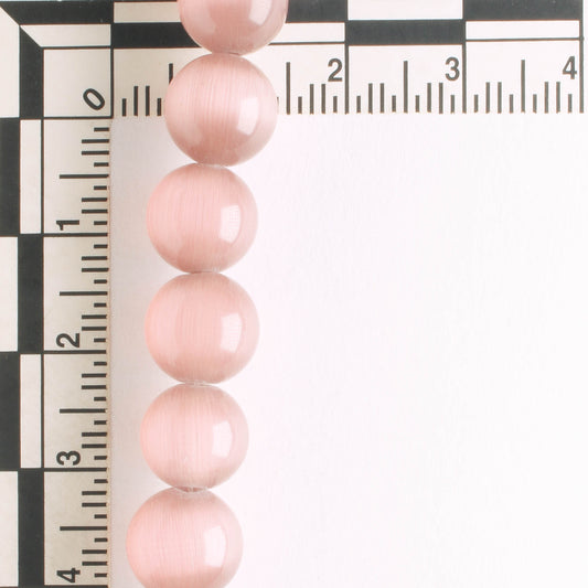 10mm Cat's Eye Glass - 8" strand