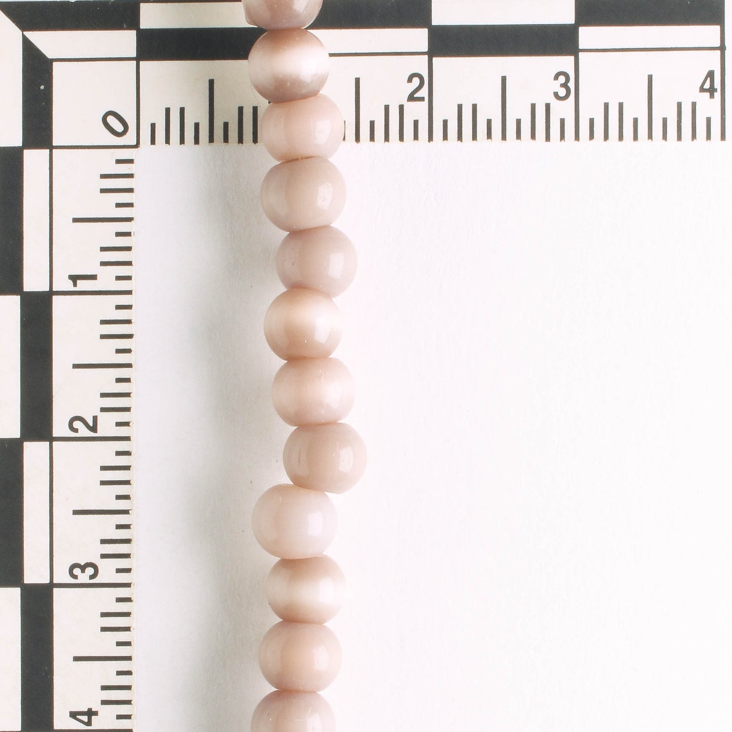 6mm Cat's Eye Glass - 8" strand