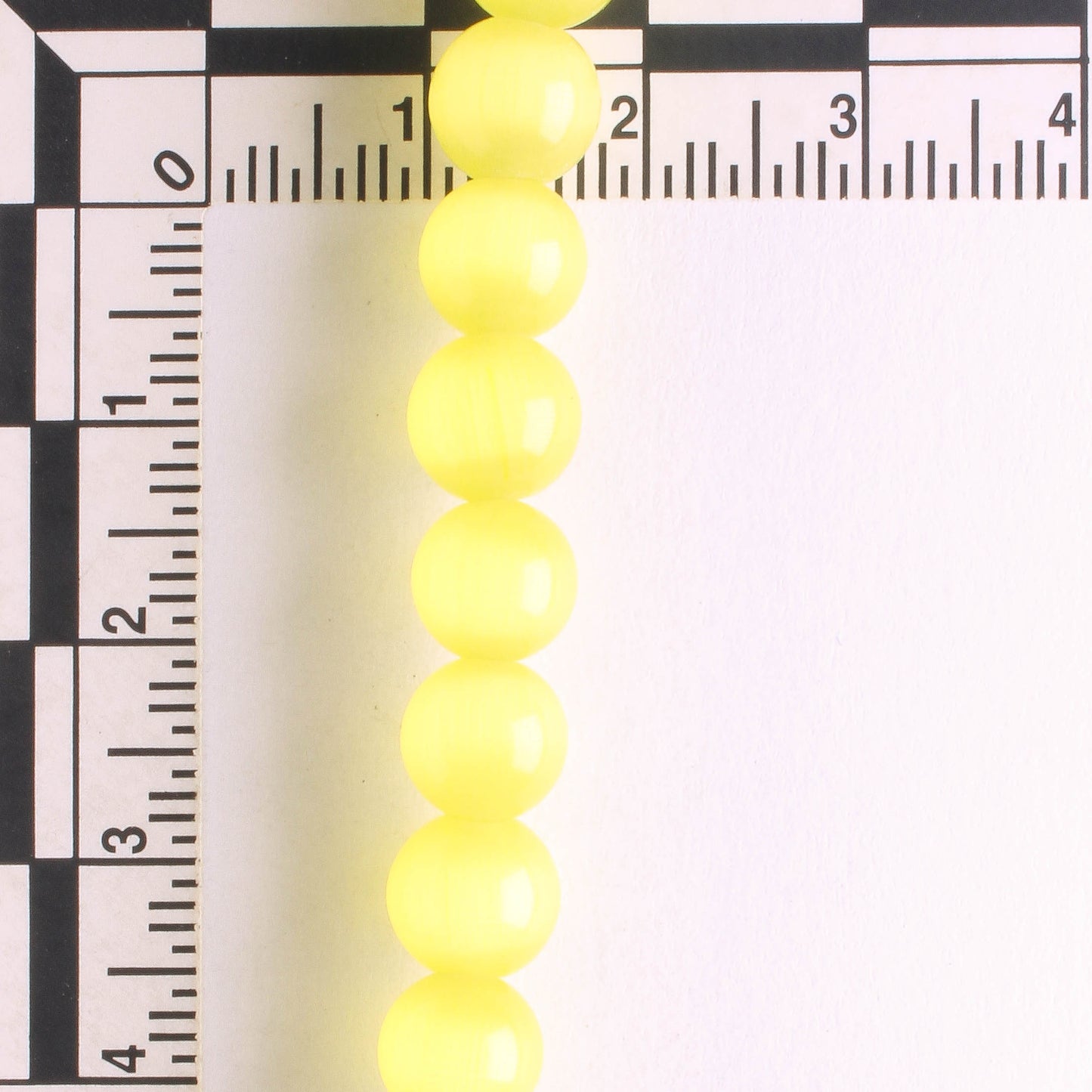 8mm Cat's Eye Glass - 8" strand