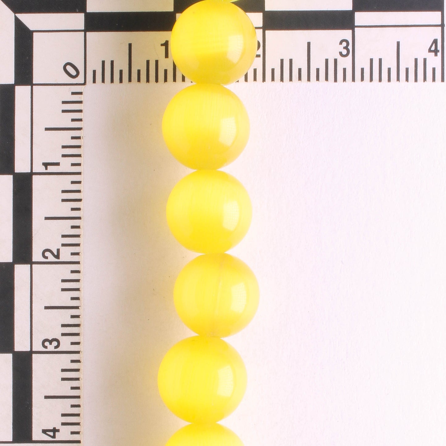 10mm Cat's Eye Glass - 8" strand