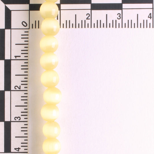 6mm Cat's Eye Glass - 8" strand