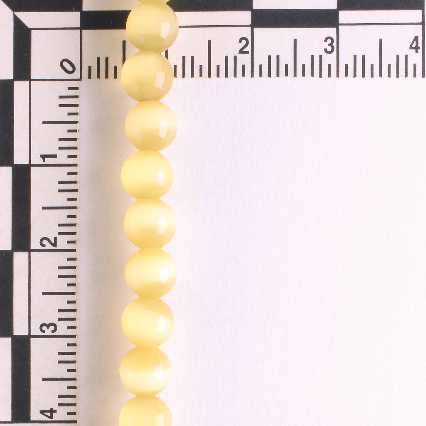 6mm Cat's Eye Glass - 8" strand