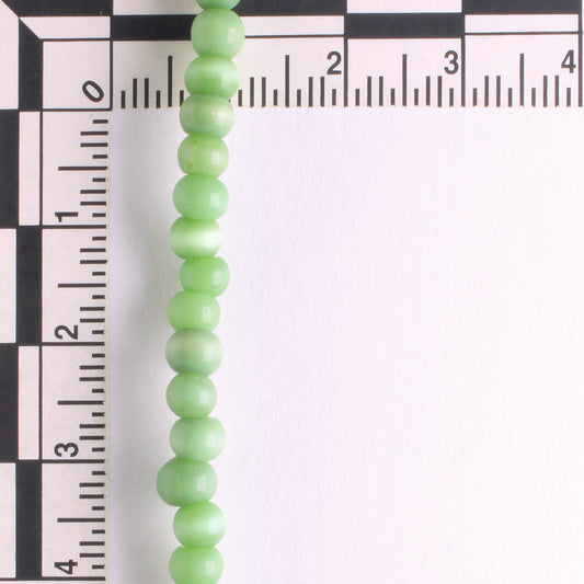 4mm Cat's Eye Glass - 8" strand
