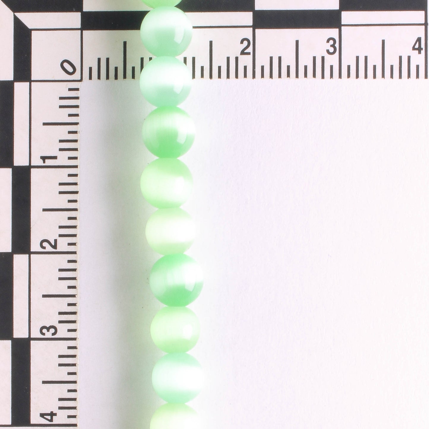 6mm Cat's Eye Glass - 8" strand