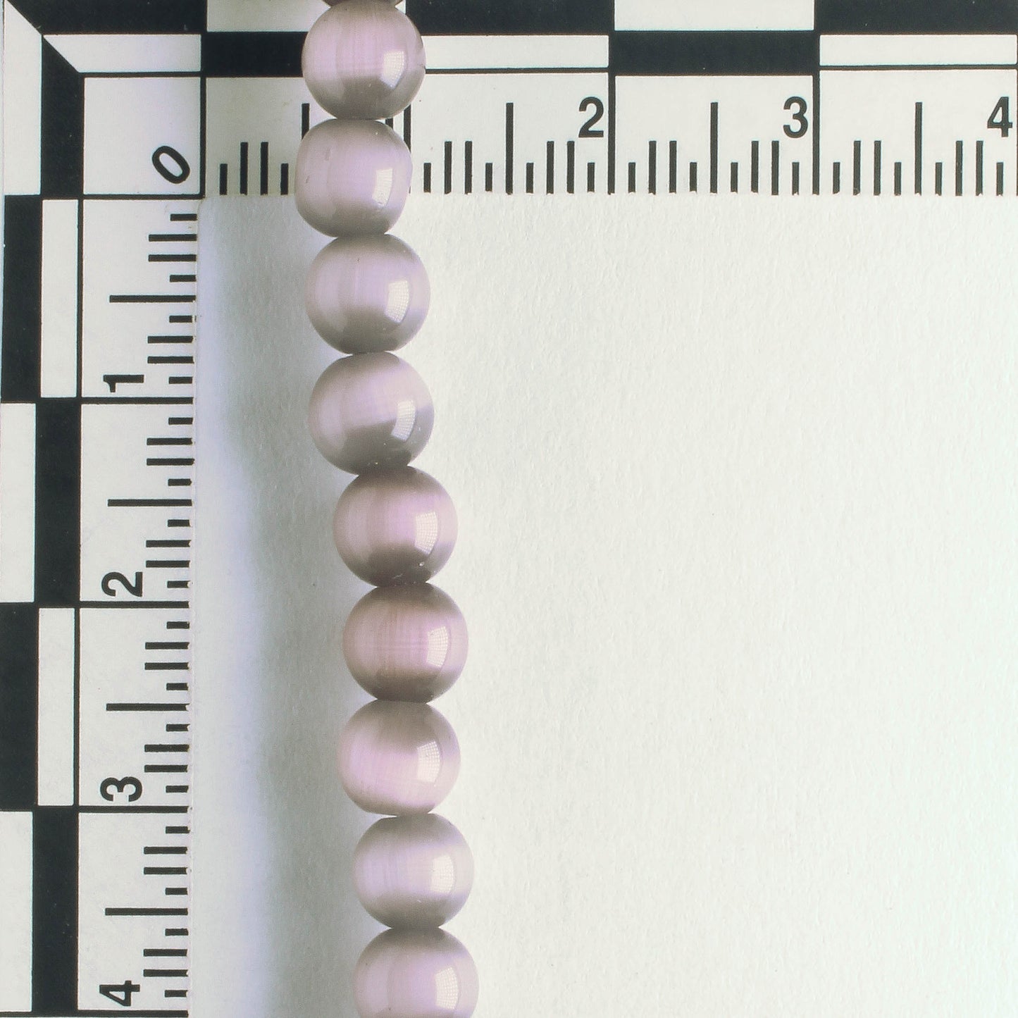 6mm Cat's Eye Glass - 8" strand