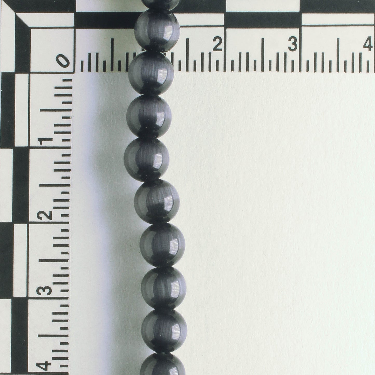 6mm Cat's Eye Glass - 8" strand