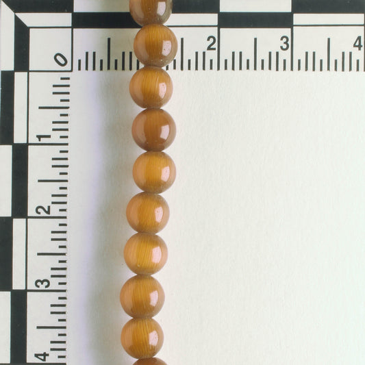 6mm Cat's Eye Glass - 8" strand