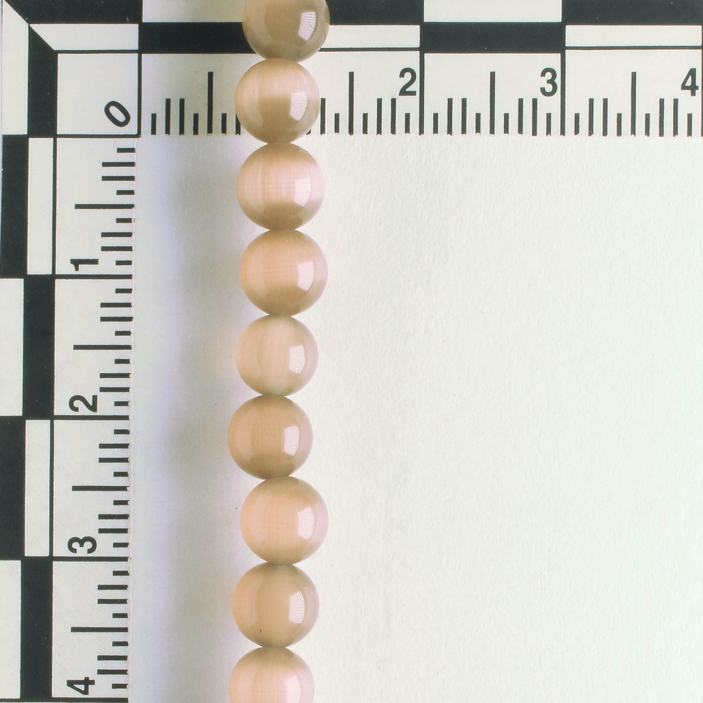 6mm Cat's Eye Glass - 8" strand