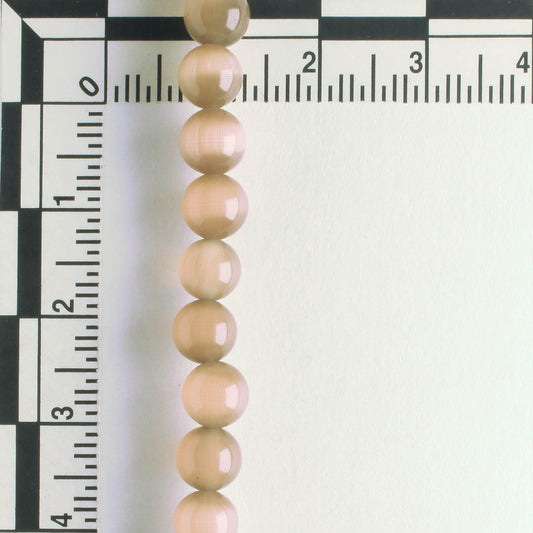 6mm Cat's Eye Glass - 8" strand