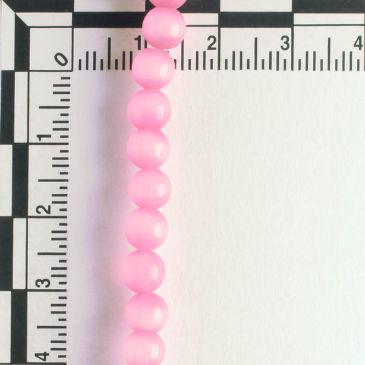 6mm Cat's Eye Glass - 8" strand