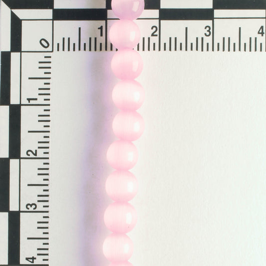 6mm Cat's Eye Glass - 8" strand