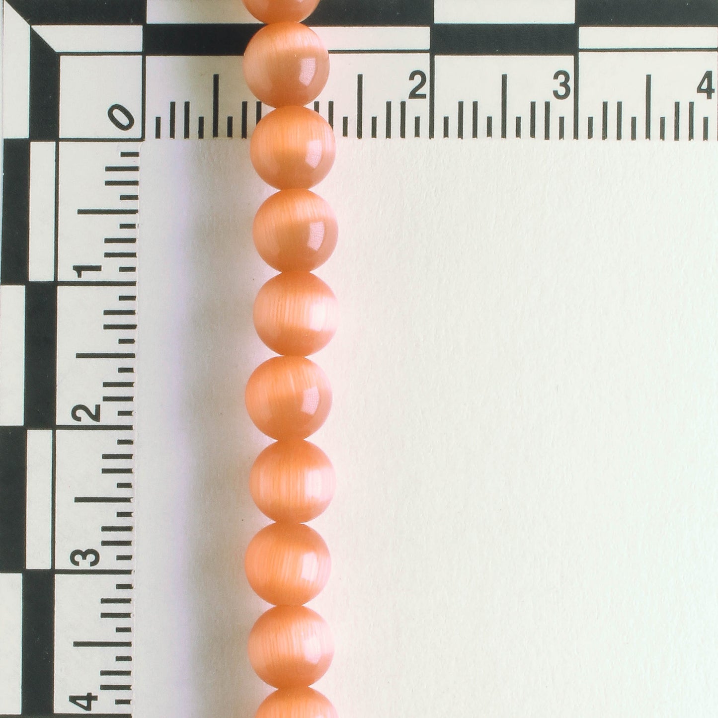 6mm Cat's Eye Glass - 8" strand