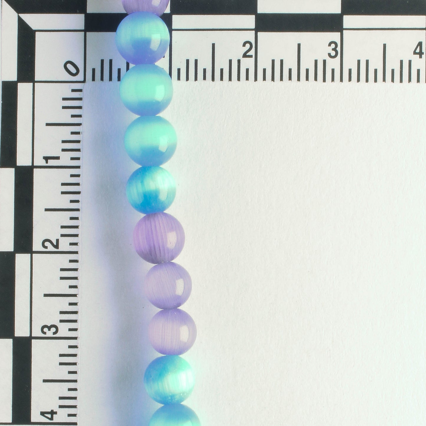 6mm Cat's Eye Glass - 8" strand
