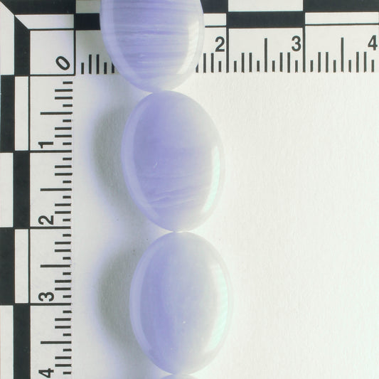 Imitation Blue Lace Agate - 8" strand