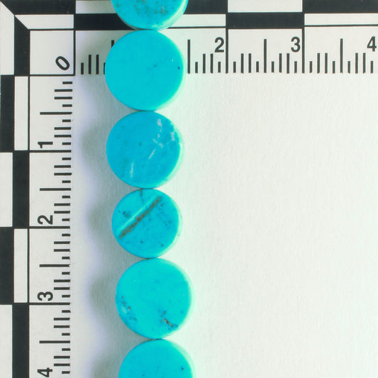 Chalk Turquoise - 8" strand