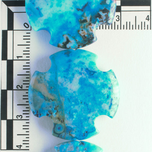 Crazy Lace Agate, Dyed - 8" strand