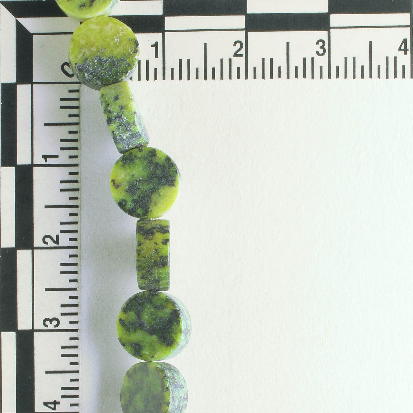 Yellow Chalk Turquoise, Dyed- 8" strand