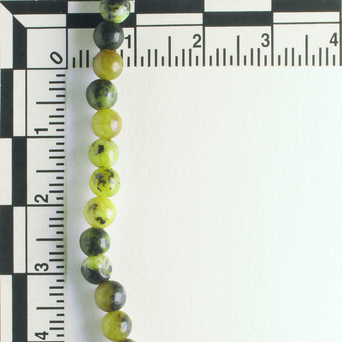 Yellow Chalk Turquoise, Dyed - 8" strand