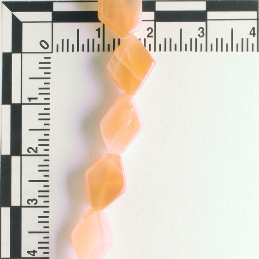 Peach Moonstone - 8" strand
