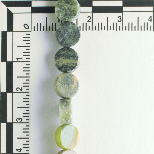 Yellow Chalk Turquoise, Dyed - 8" strand