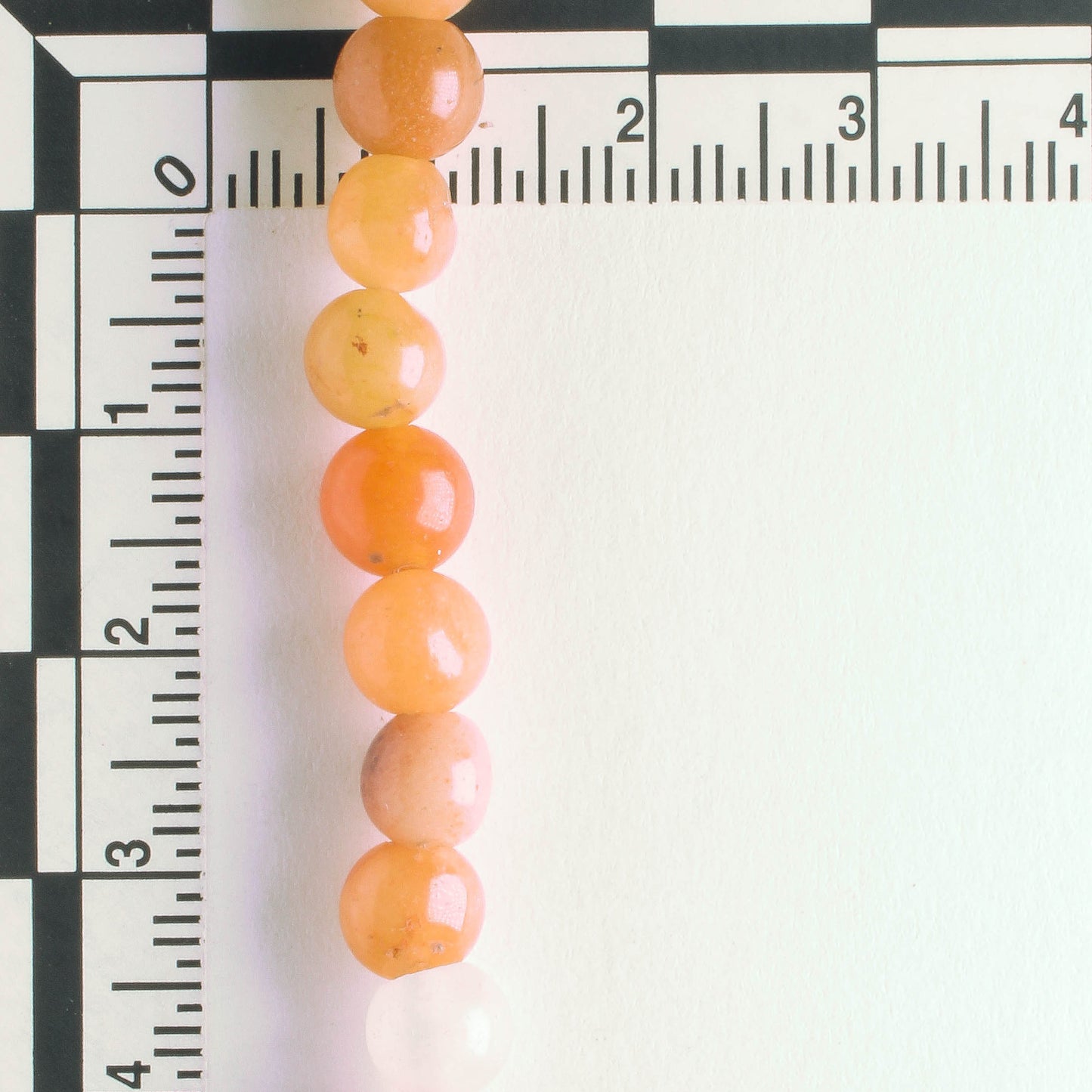 Ochre Quartz - 8" strand