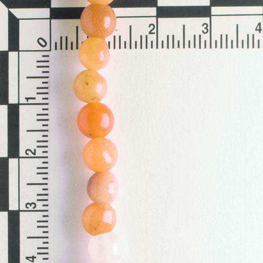 Ochre Quartz - 8" strand