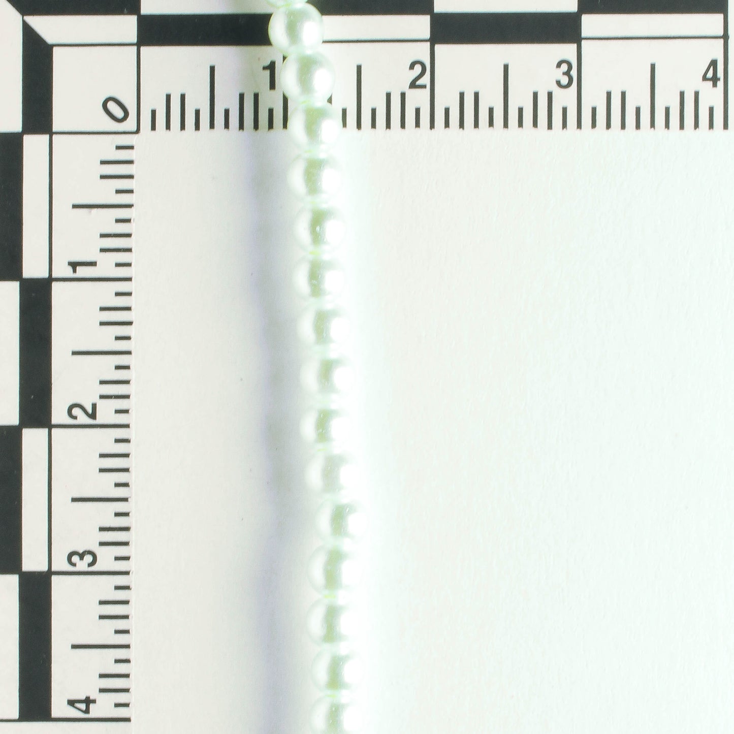 3mm Glass Pearls - 8" strand