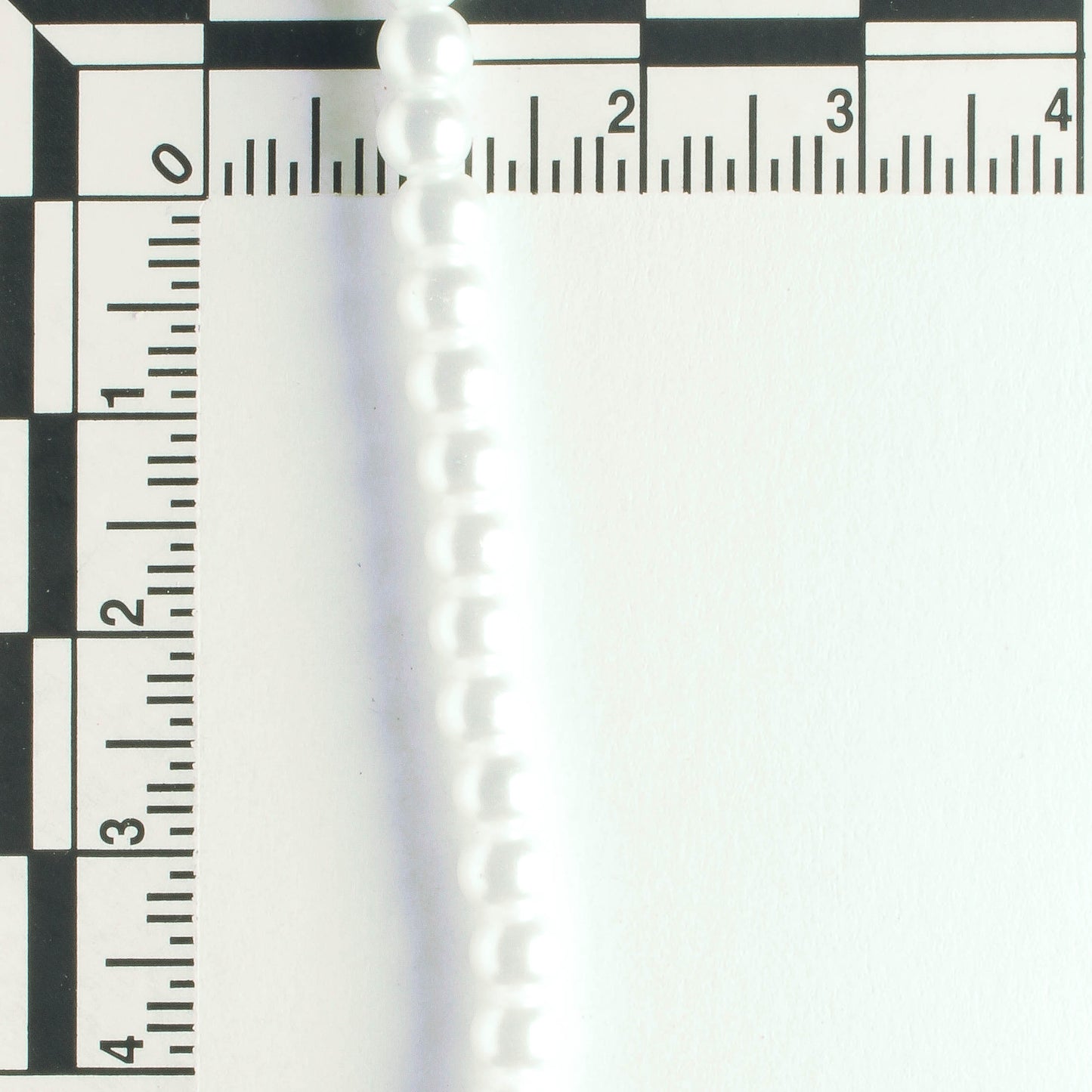 4mm Glass Pearls - 8" strand