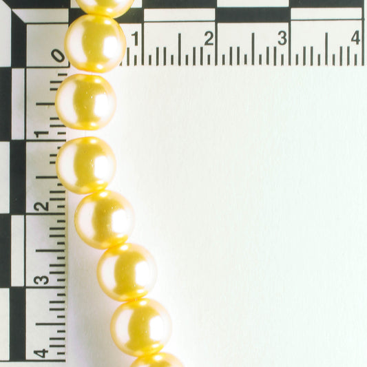 7mm Glass Pearls - 8" strand