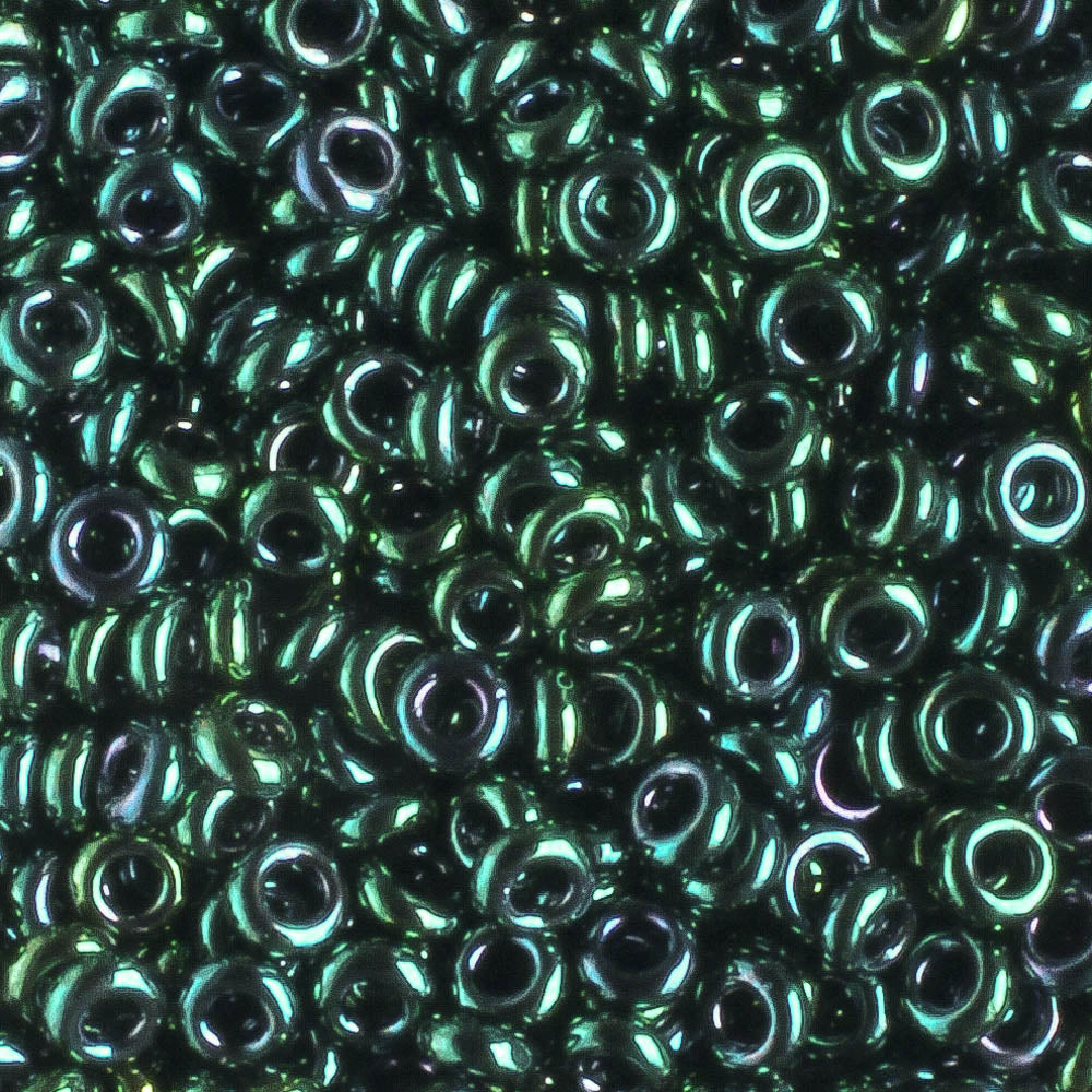 8/0 Demi Round Higher Metallic June Bug - 10 grams