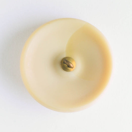 Moon Face Button - Matte Bone