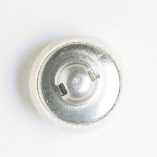 Fabric Covered Button - Turquoise Heart