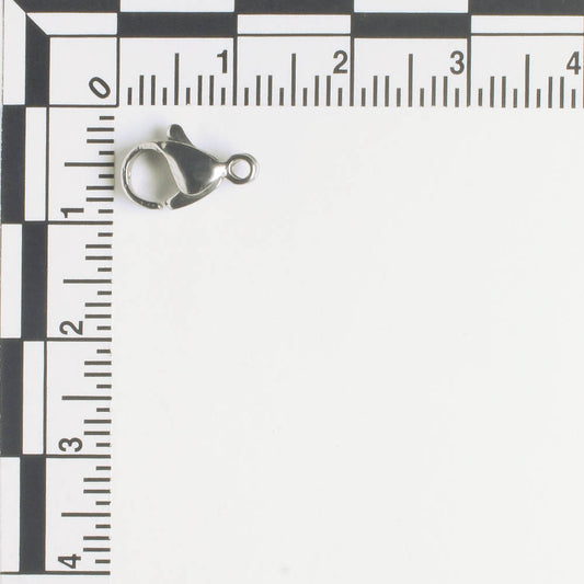 Lobster Clasp 12x7mm - Stainless Steel